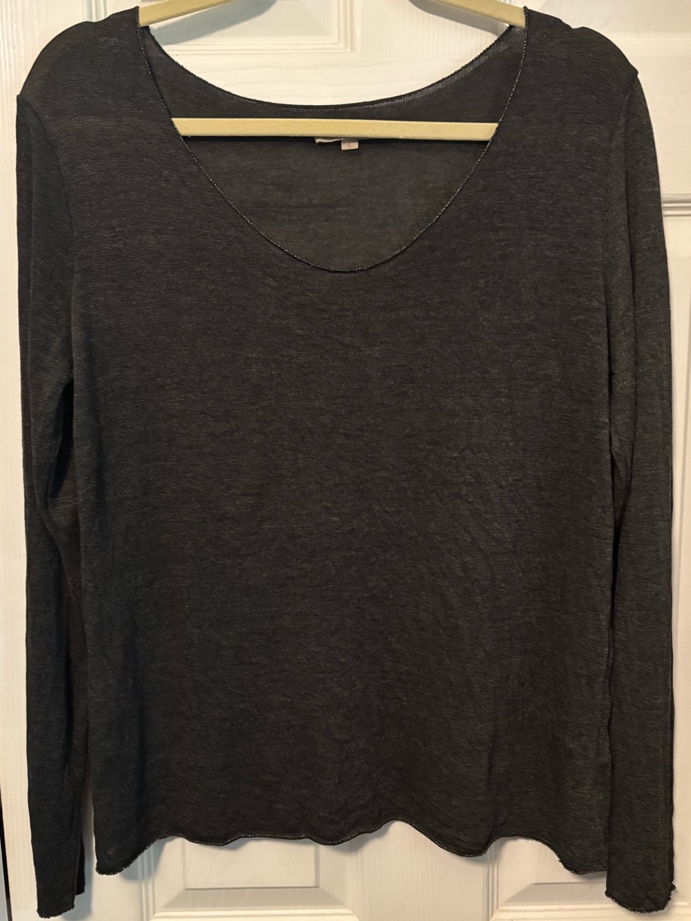 Women’s Lightweight Sweater with Sparkly Trim